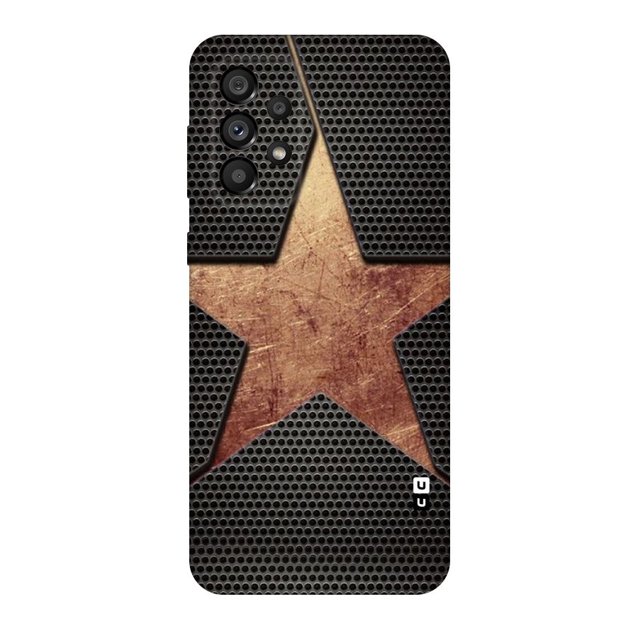 Rugged Gold Star Original Polycarbonate Back Case for Galaxy A73 5G