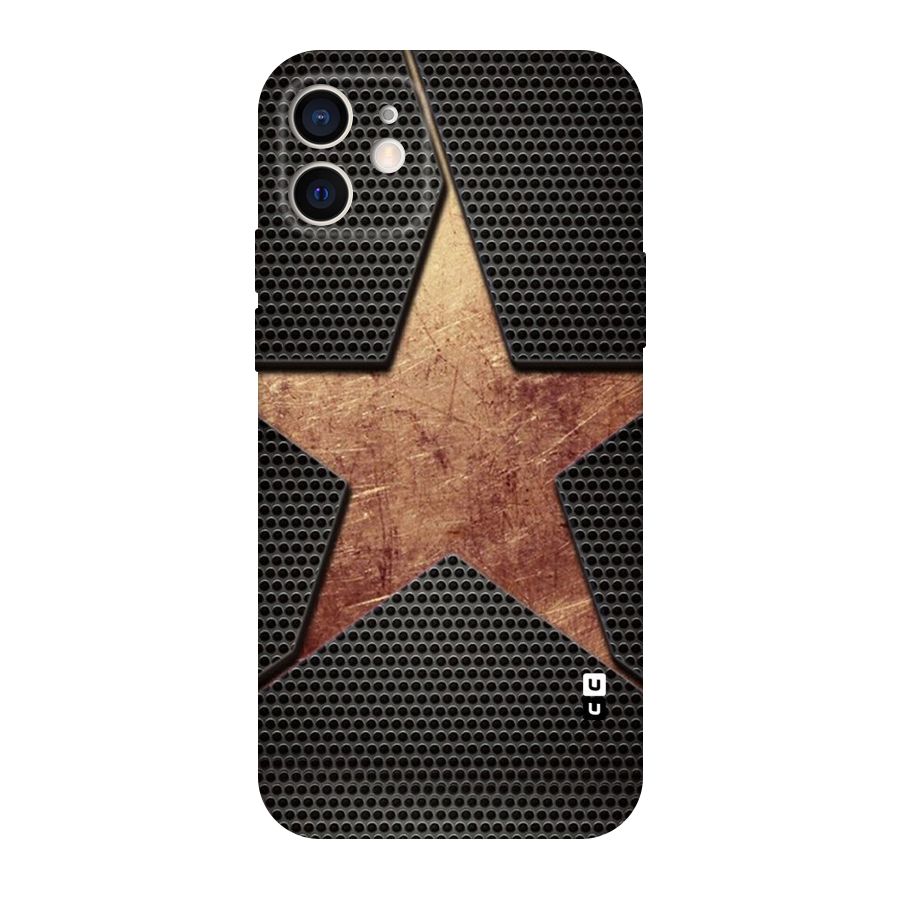 Rugged Gold Star Original Polycarbonate Back Case for iPhone 12