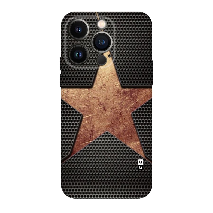 Rugged Gold Star Original Polycarbonate Back Case for iPhone 14 Pro