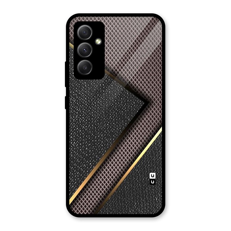 Rugged Polka Design Glass Back Case for Galaxy A34