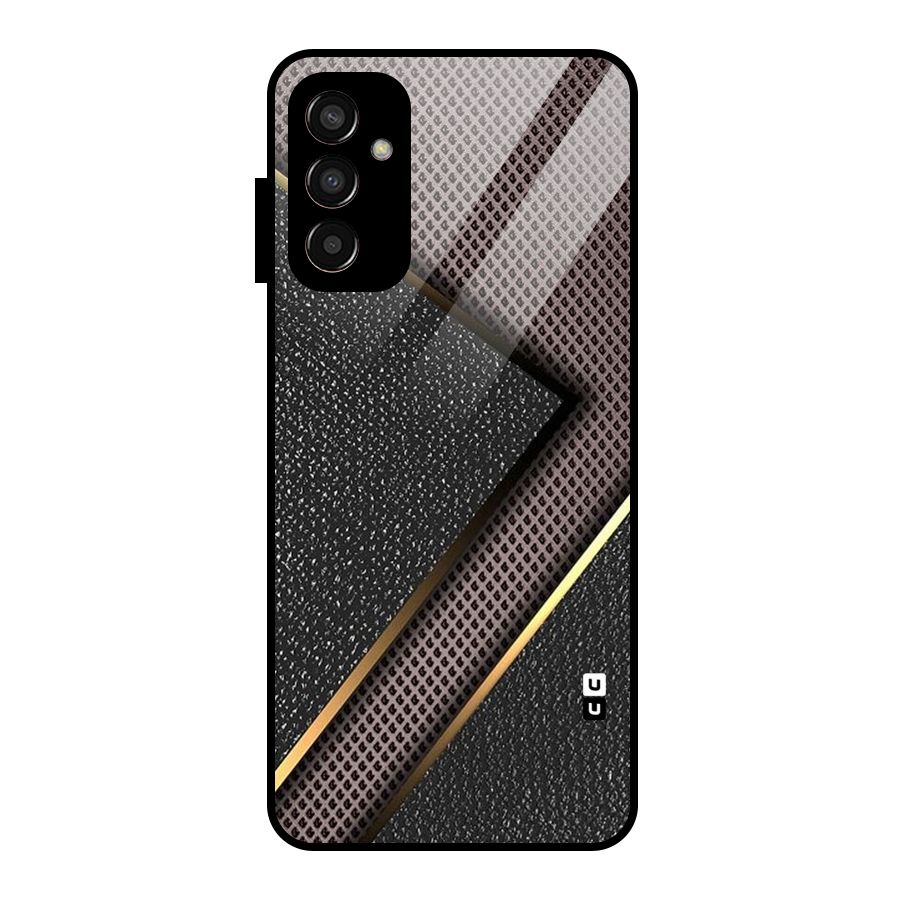 Rugged Polka Design Glass Back Case for Galaxy F13
