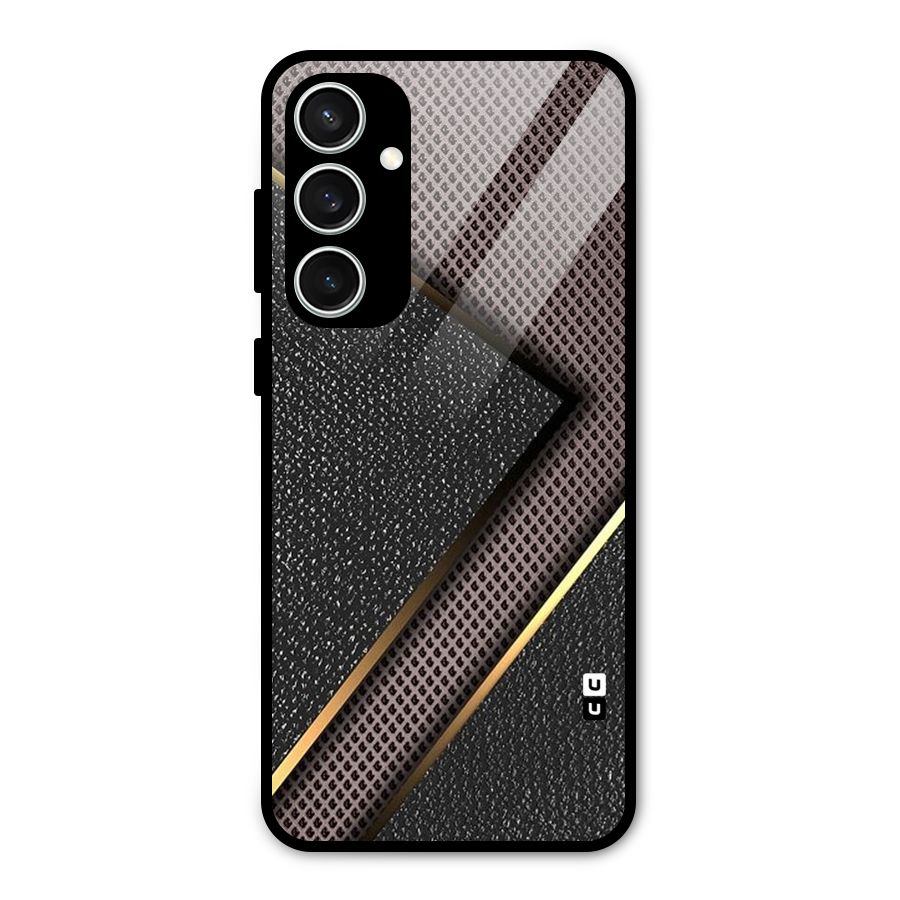 Rugged Polka Design Glass Back Case for Galaxy S23 FE