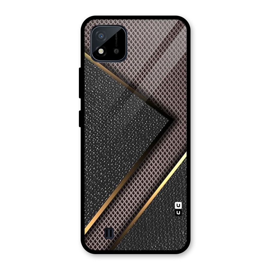 Rugged Polka Design Glass Back Case for Realme C11 2021