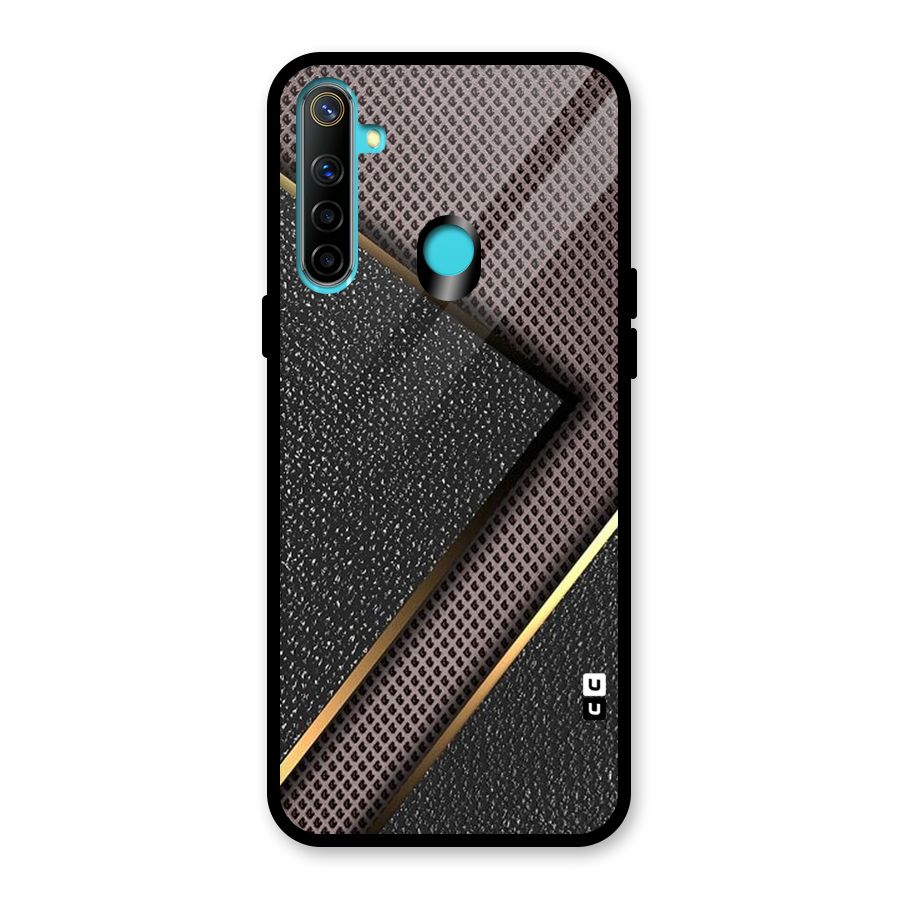 Rugged Polka Design Glass Back Case for Realme Narzo 10