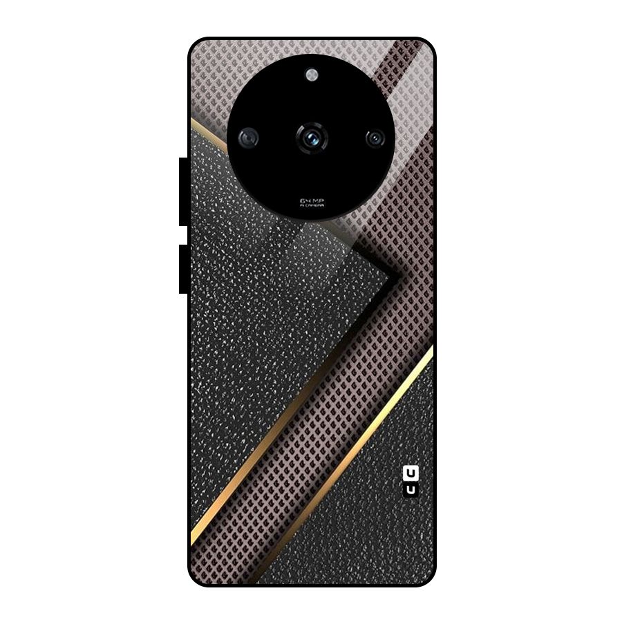Rugged Polka Design Glass Back Case for Realme Narzo 60 5G