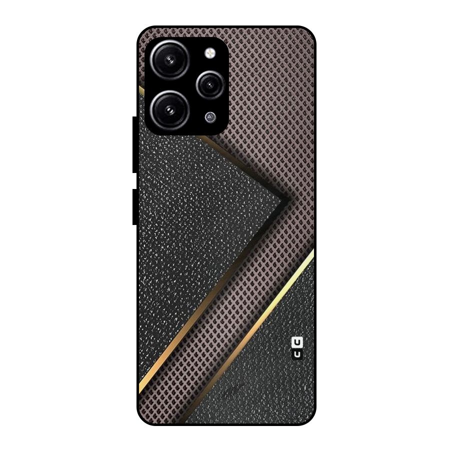 Rugged Polka Design Glass Back Case for Redmi 12 4G
