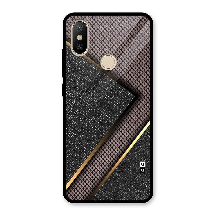 Rugged Polka Design Glass Back Case for Redmi A2