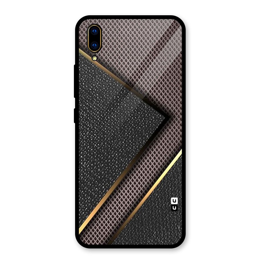Rugged Polka Design Glass Back Case for Vivo V11 Pro