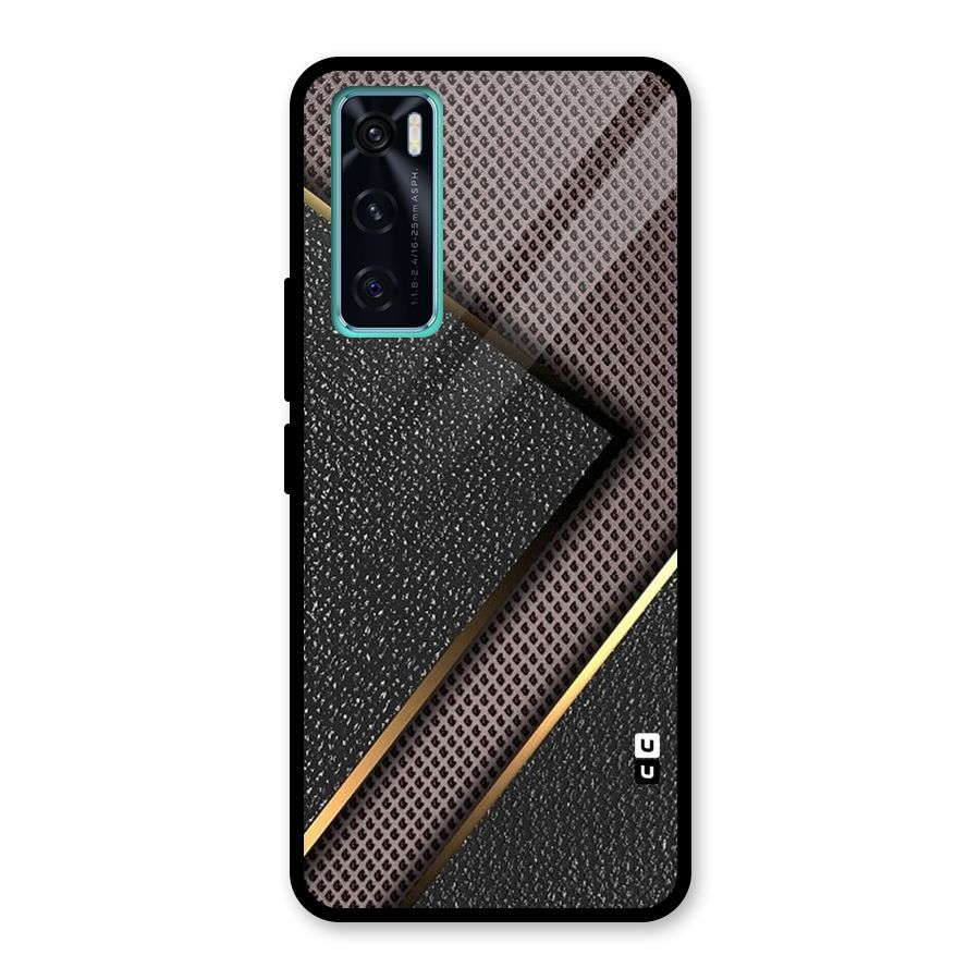 Rugged Polka Design Glass Back Case for Vivo V20 SE