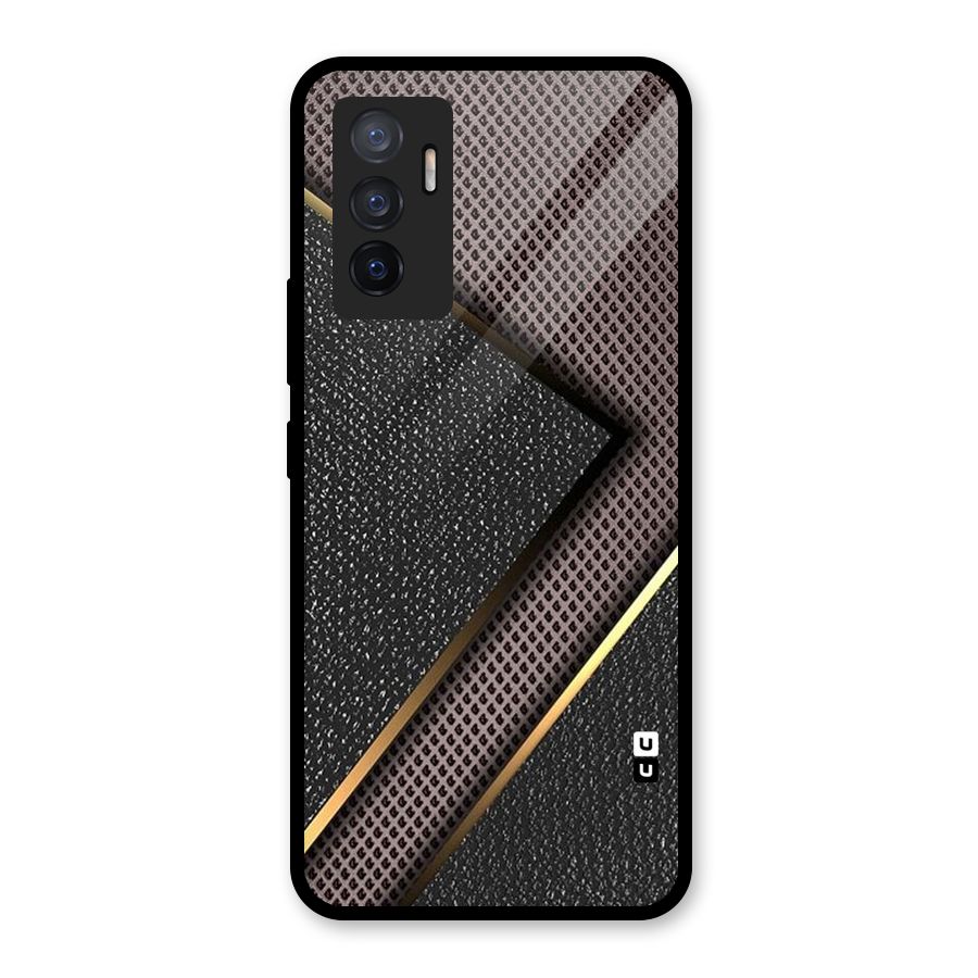 Rugged Polka Design Glass Back Case for Vivo V23e