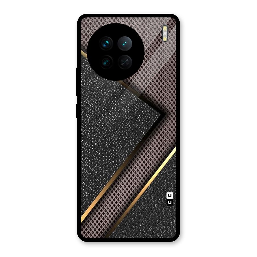 Rugged Polka Design Glass Back Case for Vivo X90