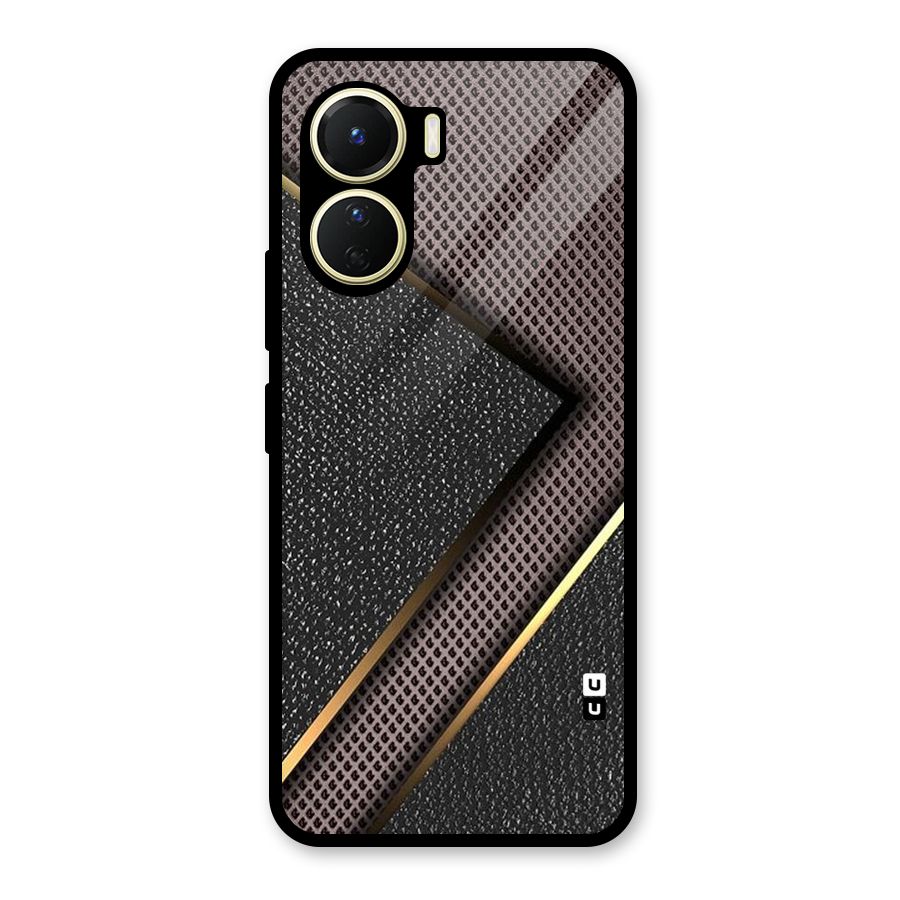Rugged Polka Design Glass Back Case for Vivo Y16