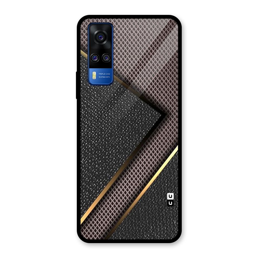 Rugged Polka Design Glass Back Case for Vivo Y31