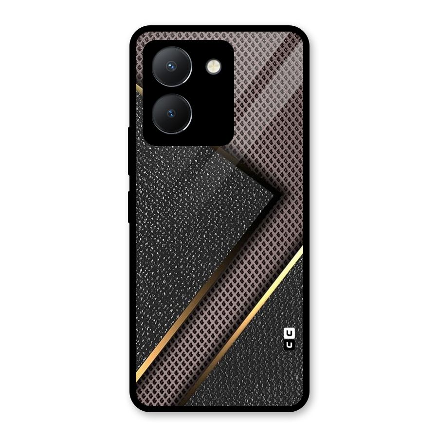 Rugged Polka Design Glass Back Case for Vivo Y36
