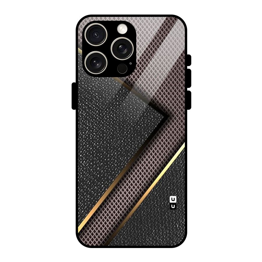 Rugged Polka Design Glass Back Case for iPhone 15 Pro Max