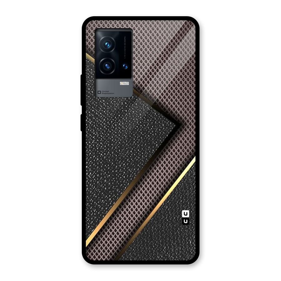 Rugged Polka Design Glass Back Case for iQOO 9 5G