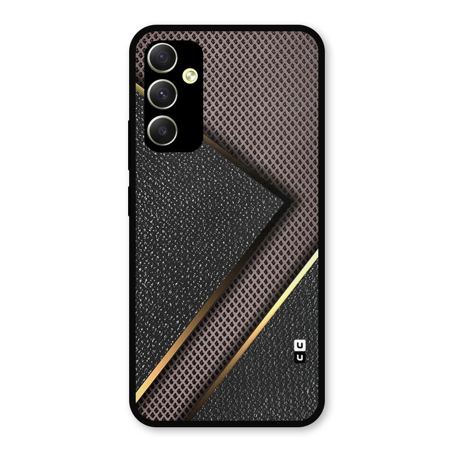 Rugged Polka Design Metal Back Case for Galaxy A34
