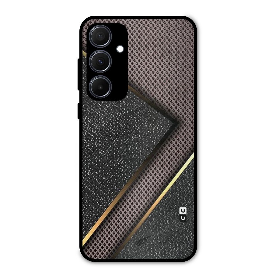Rugged Polka Design Metal Back Case for Galaxy A35