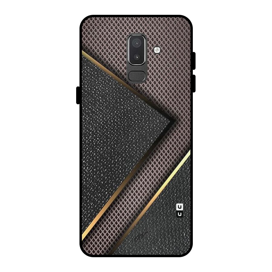 Rugged Polka Design Metal Back Case for Galaxy On8 (2018)