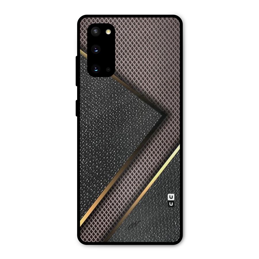 Rugged Polka Design Metal Back Case for Galaxy S20