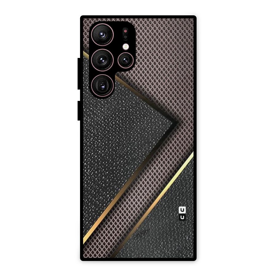 Rugged Polka Design Metal Back Case for Galaxy S22 Ultra 5G