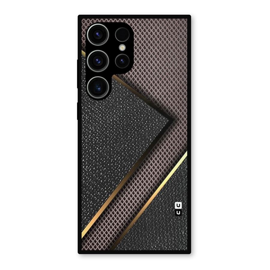 Rugged Polka Design Metal Back Case for Galaxy S23 Ultra