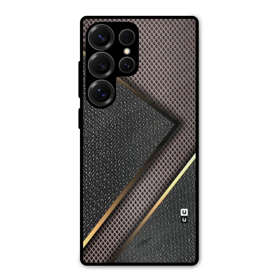 Rugged Polka Design Metal Back Case for Galaxy S25 Ultra