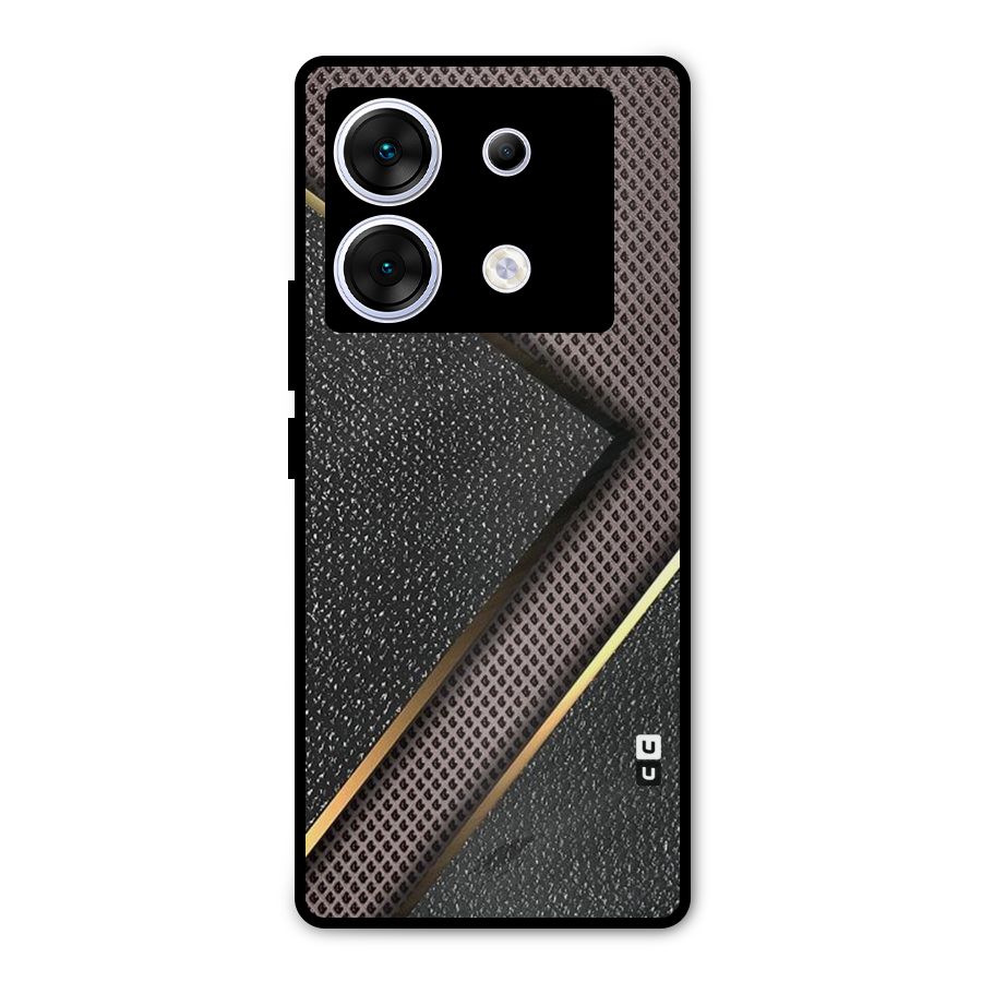 Rugged Polka Design Metal Back Case for Infinix Zero 30 5G