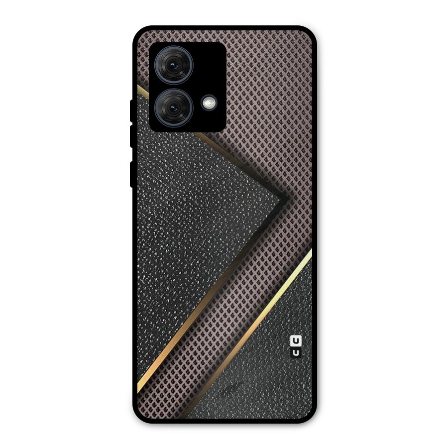 Rugged Polka Design Metal Back Case for Moto G84