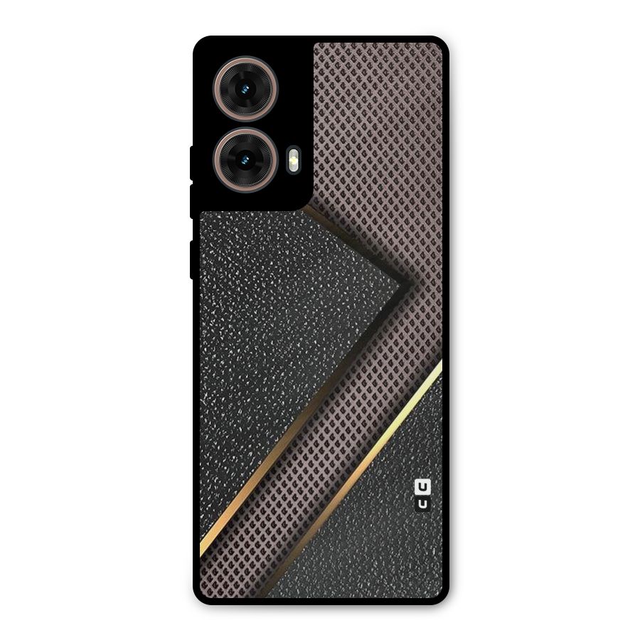 Rugged Polka Design Metal Back Case for Moto G85