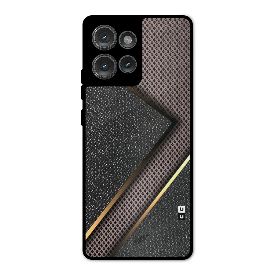 Rugged Polka Design Metal Back Case for Motorola Edge 50