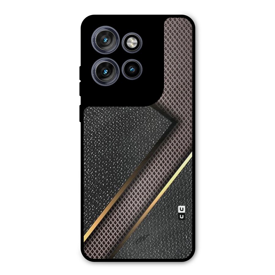 Rugged Polka Design Metal Back Case for Motorola Edge 50 Neo