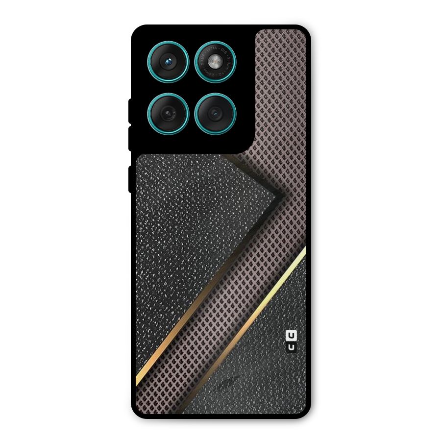 Rugged Polka Design Metal Back Case for Motorola Edge 60 Fusion