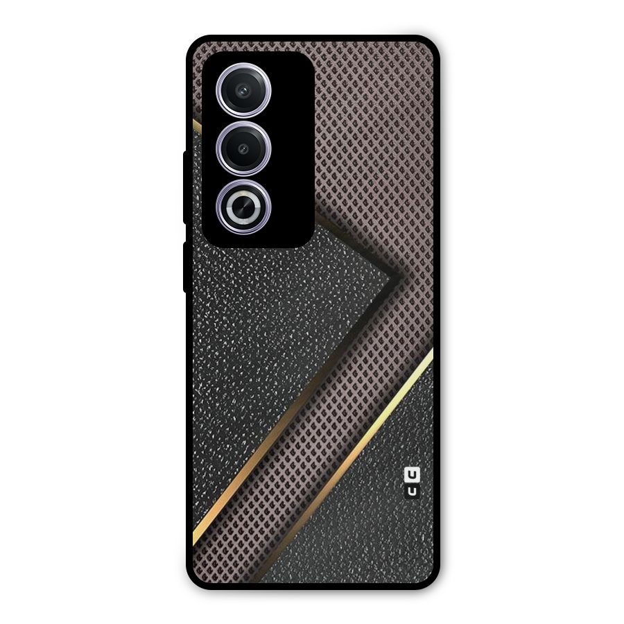 Rugged Polka Design Metal Back Case for Oppo A3 Pro