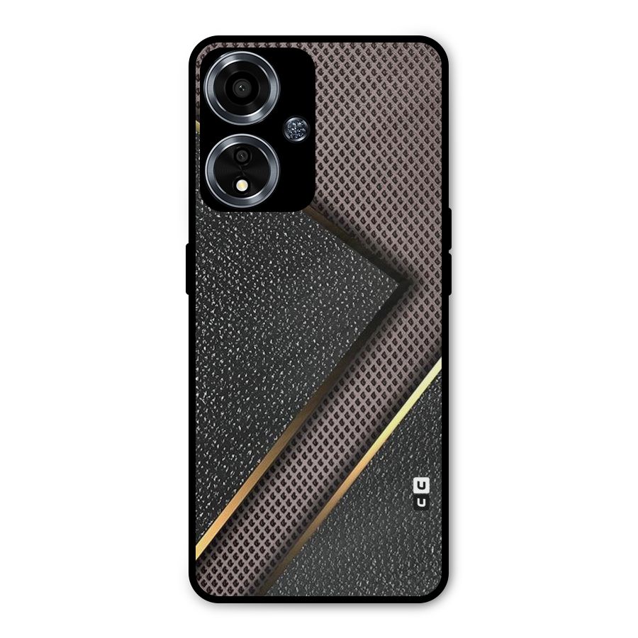 Rugged Polka Design Metal Back Case for Oppo A59