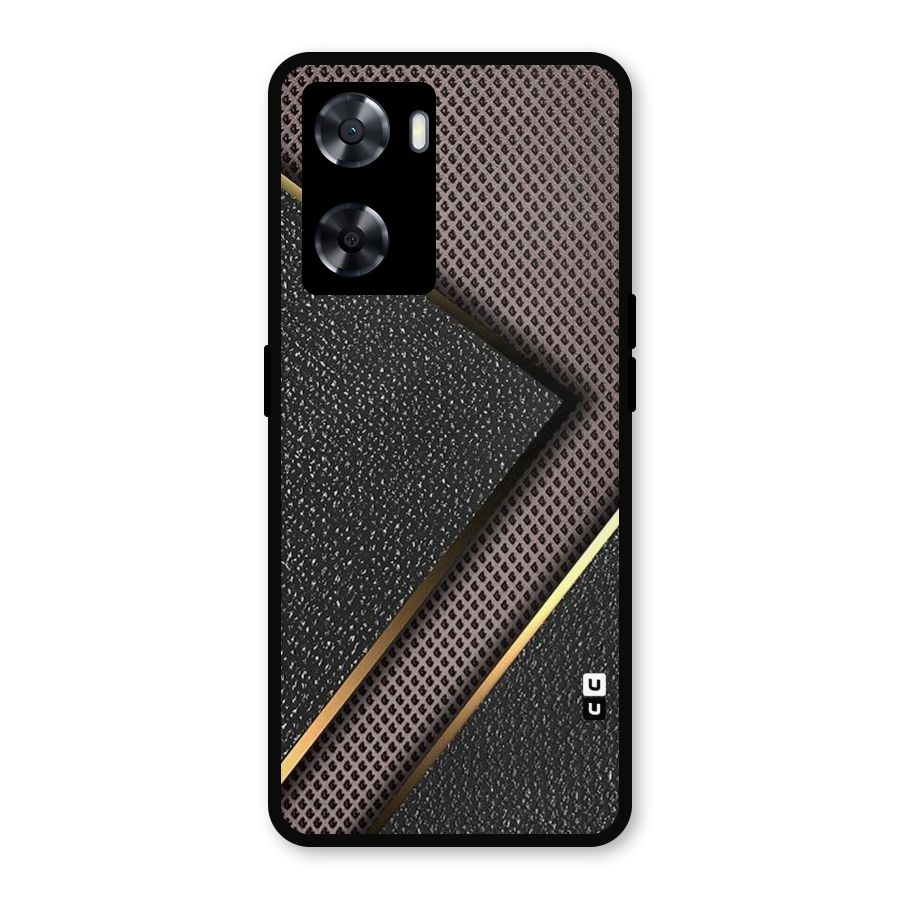 Rugged Polka Design Metal Back Case for Oppo A77