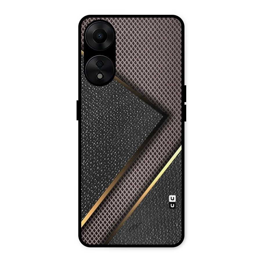 Rugged Polka Design Metal Back Case for Oppo A78 5G