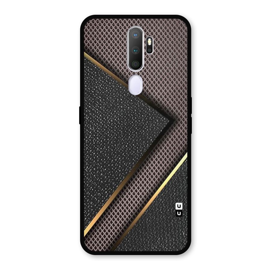Rugged Polka Design Metal Back Case for Oppo A9 (2020)