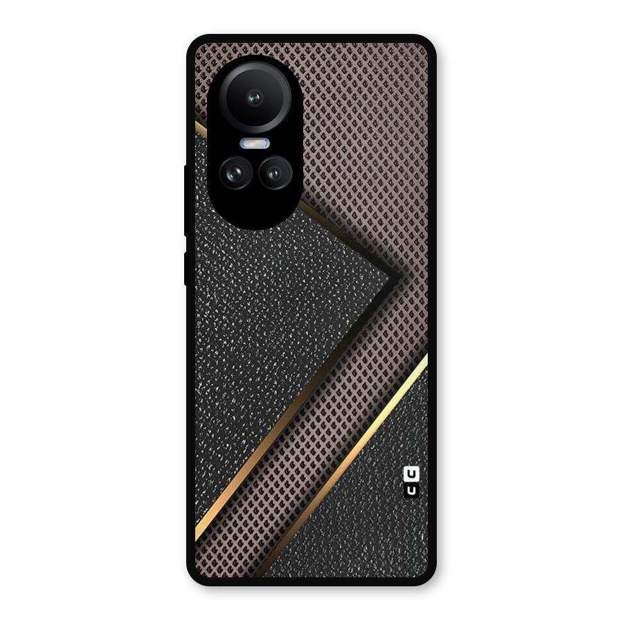 Rugged Polka Design Metal Back Case for Oppo Reno10