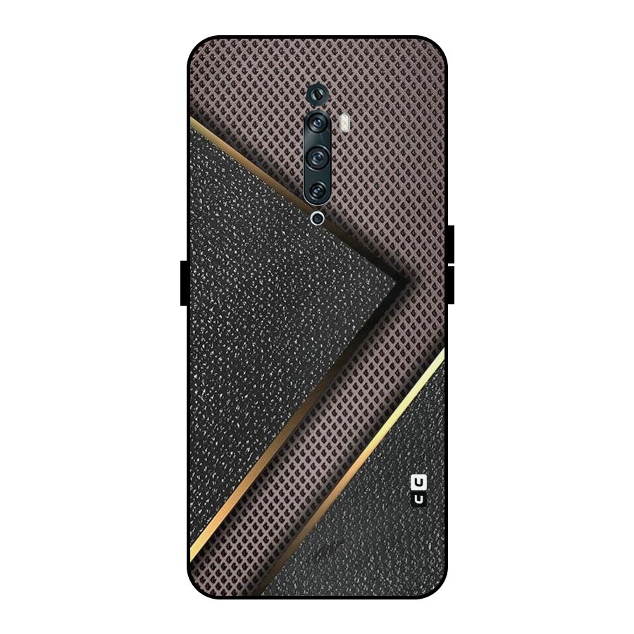 Rugged Polka Design Metal Back Case for Oppo Reno2 F