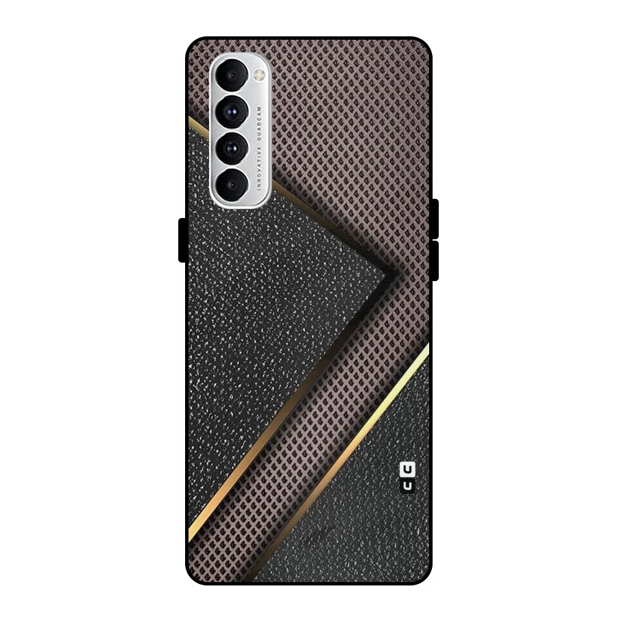 Rugged Polka Design Metal Back Case for Oppo Reno4 Pro