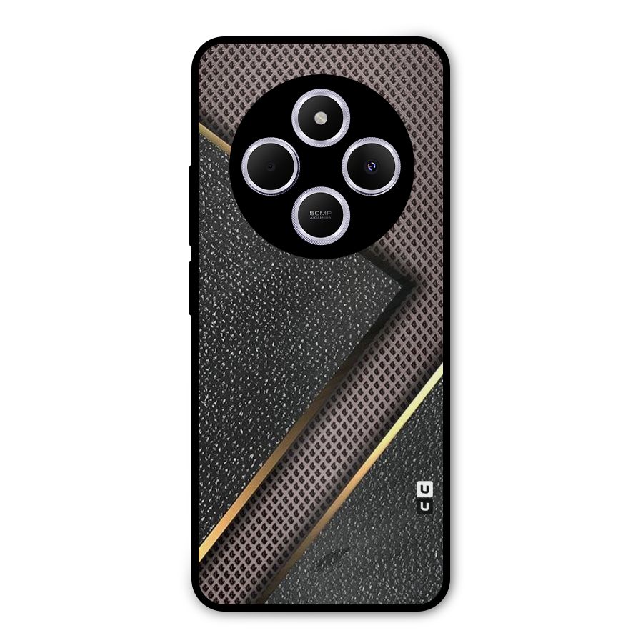 Rugged Polka Design Metal Back Case for Poco C75 5G