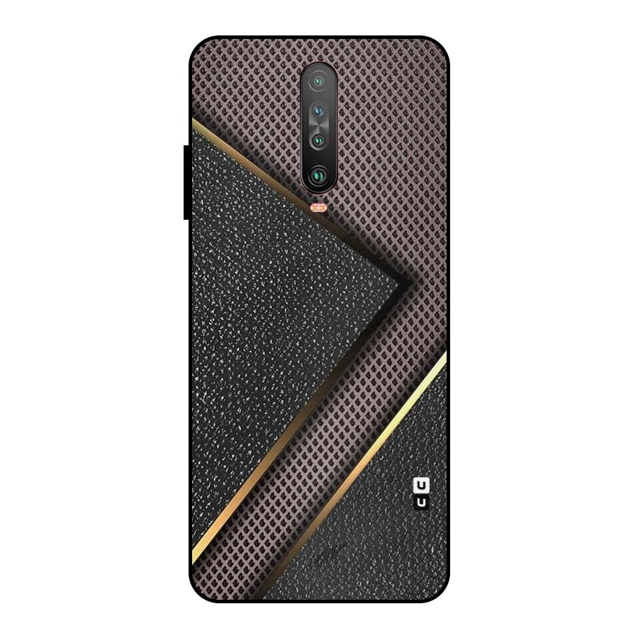Rugged Polka Design Metal Back Case for Poco X2