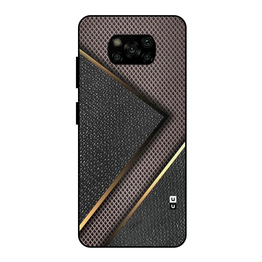 Rugged Polka Design Metal Back Case for Poco X3