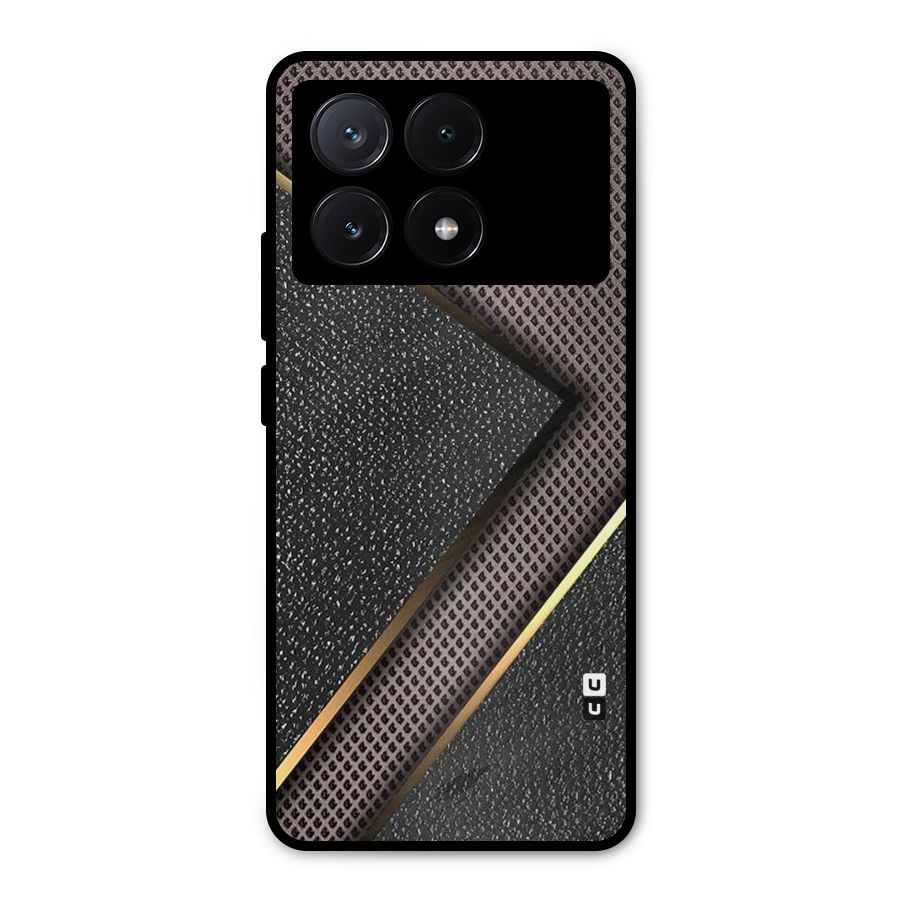 Rugged Polka Design Metal Back Case for Poco X6 Pro