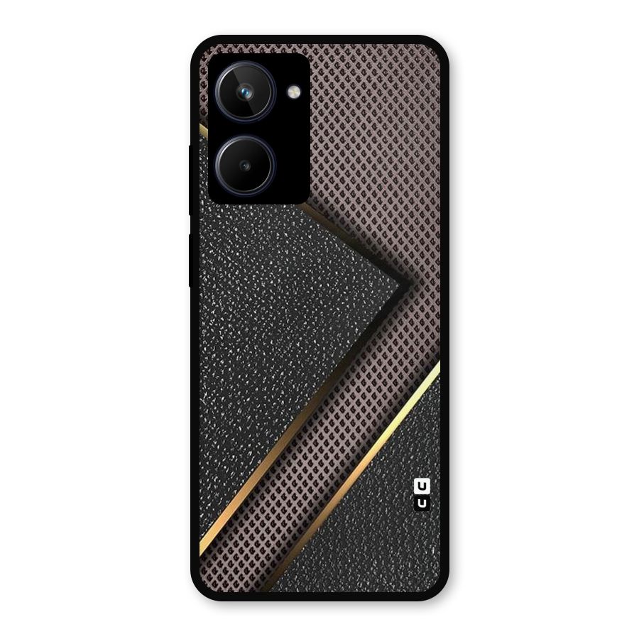 Rugged Polka Design Metal Back Case for Realme 10