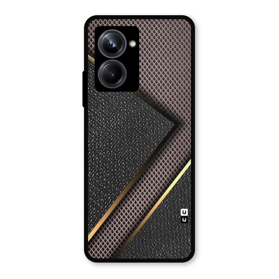 Rugged Polka Design Metal Back Case for Realme 10 Pro