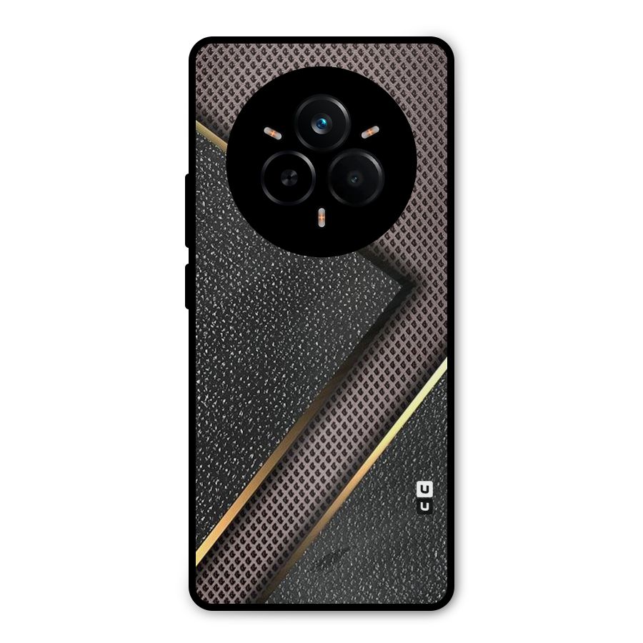 Rugged Polka Design Metal Back Case for Realme 14 Pro
