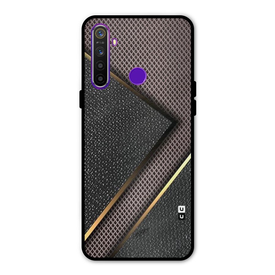 Rugged Polka Design Metal Back Case for Realme 5i