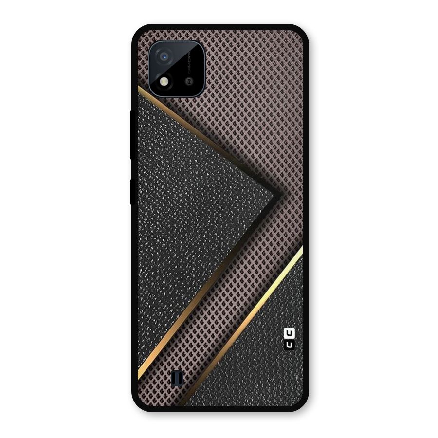 Rugged Polka Design Metal Back Case for Realme C11 2021